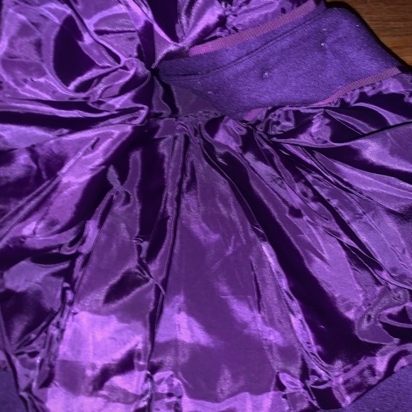 Janie and Jack collection wool purple pea coat size 6-12 months baby girl dressy - Picture 3 of 7